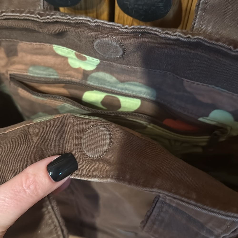 Aeropostale Brown Canvas Tote Bag - Picture 9 of 14